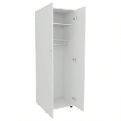 Barkley Slim Armoire, White