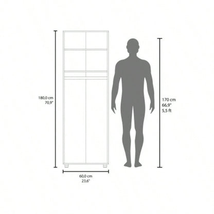 Barkley Slim Armoire, White