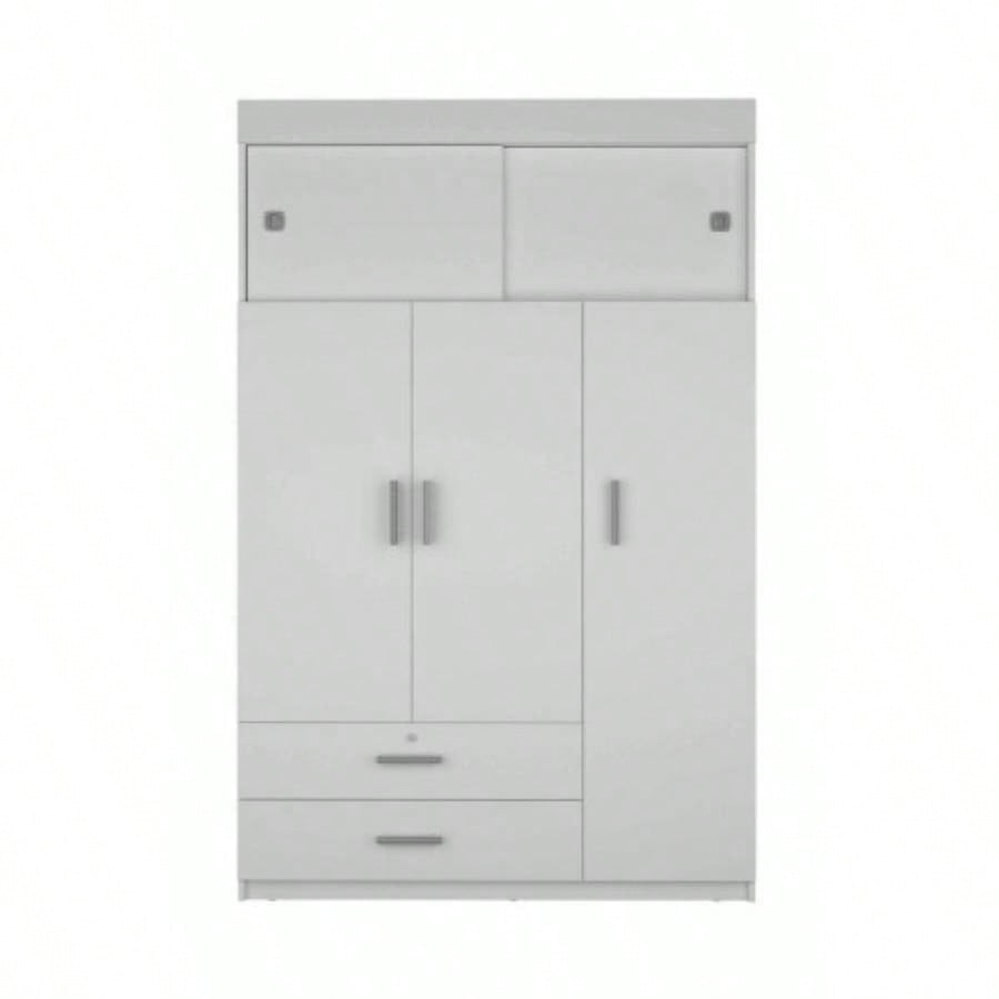Kingswood 2 - Drawer Rectangle Armoire White