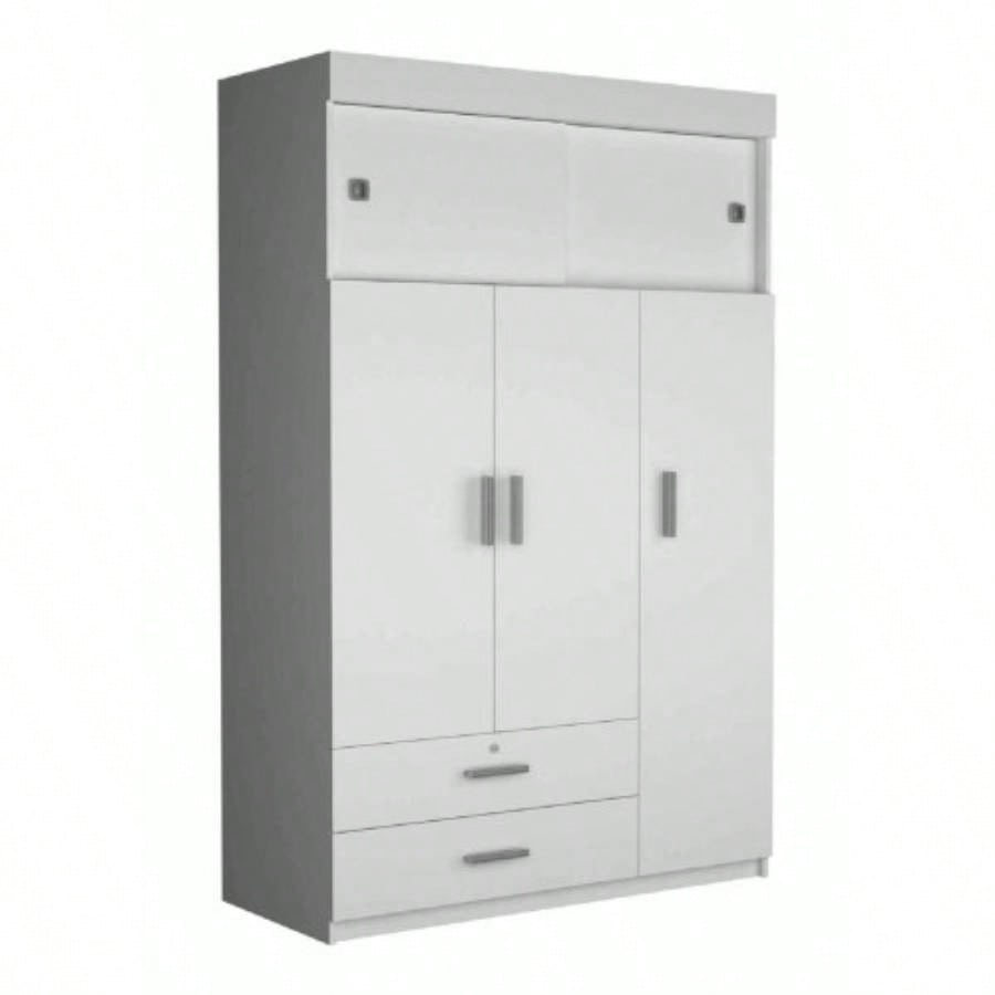 Kingswood 2 - Drawer Rectangle Armoire White