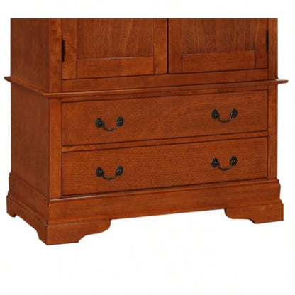 Elegant Oak Armoire Timeless Storage