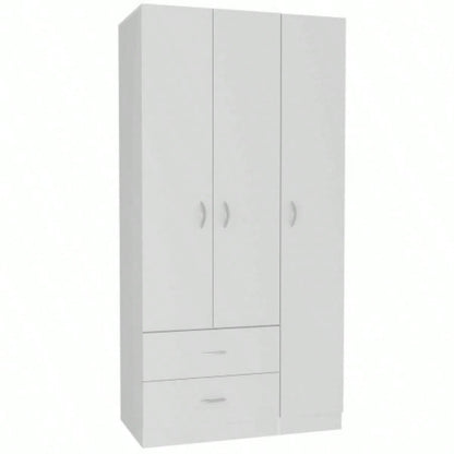 Rowaton 2 - Drawer 3 - Door Armoire White
