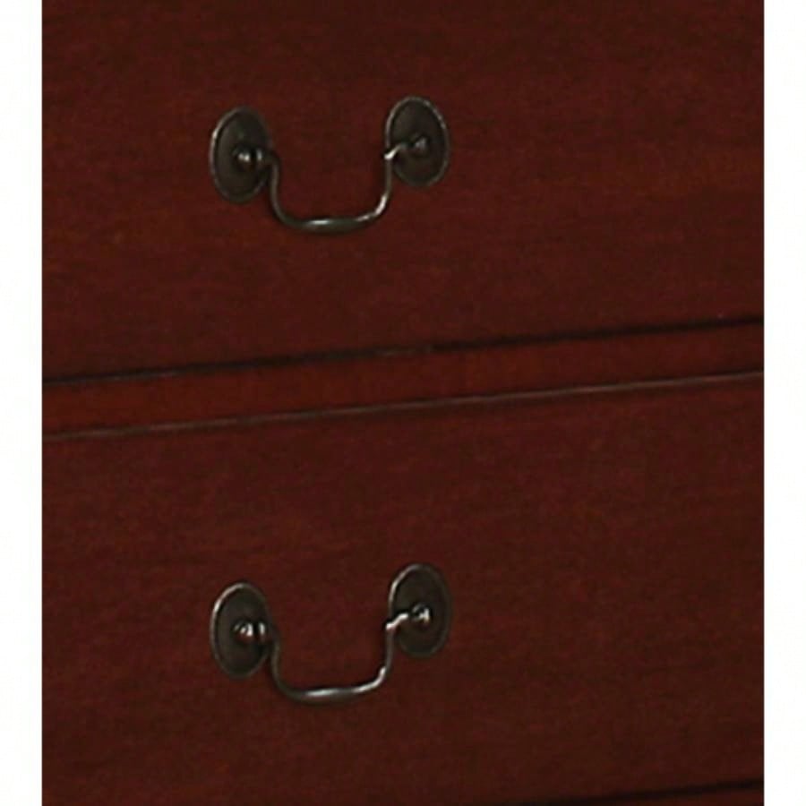 Elegant Cherry Wood Armoire