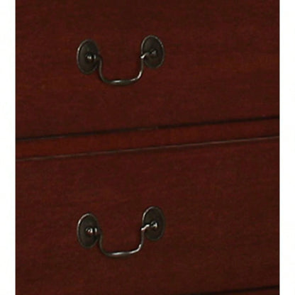 Elegant Cherry Wood Armoire