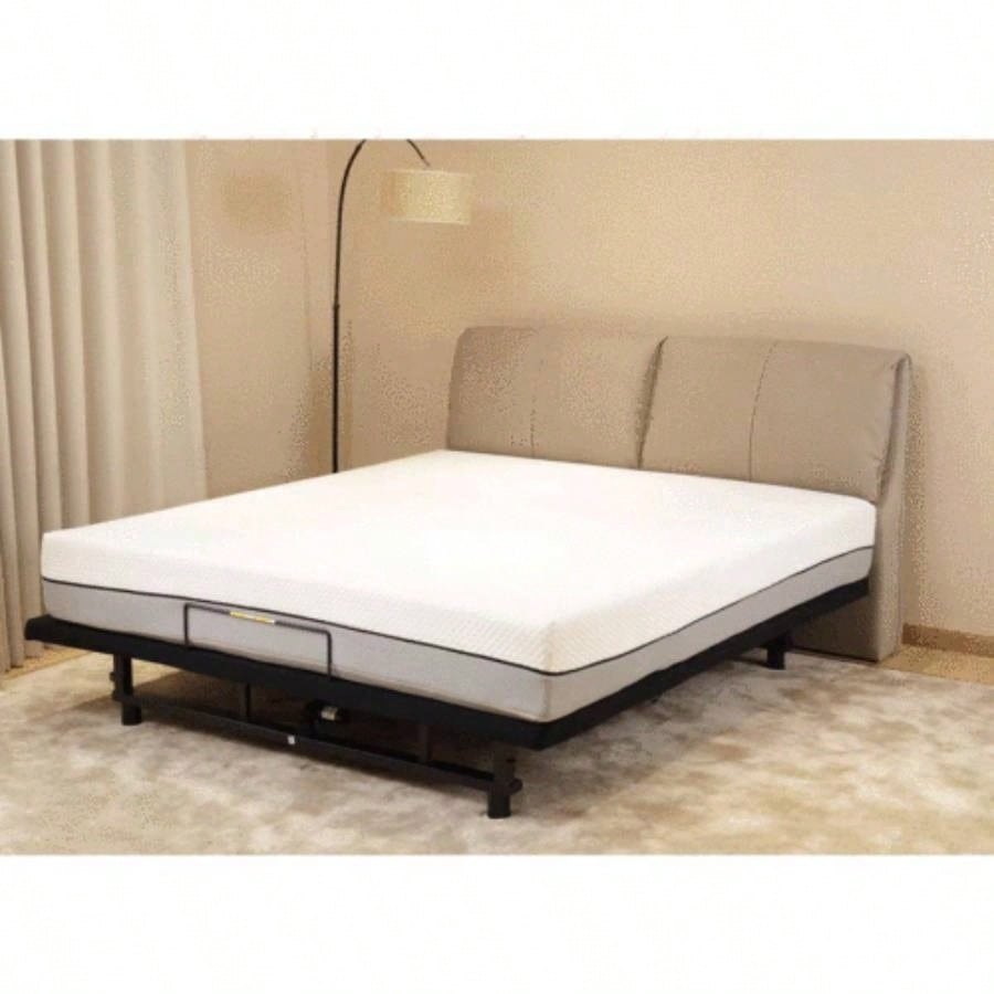 Adjustable Bed Base Frame and Foot Incline Quiet Motor King Size Zero, 4 Ports USB, Under - Bed Nightlight