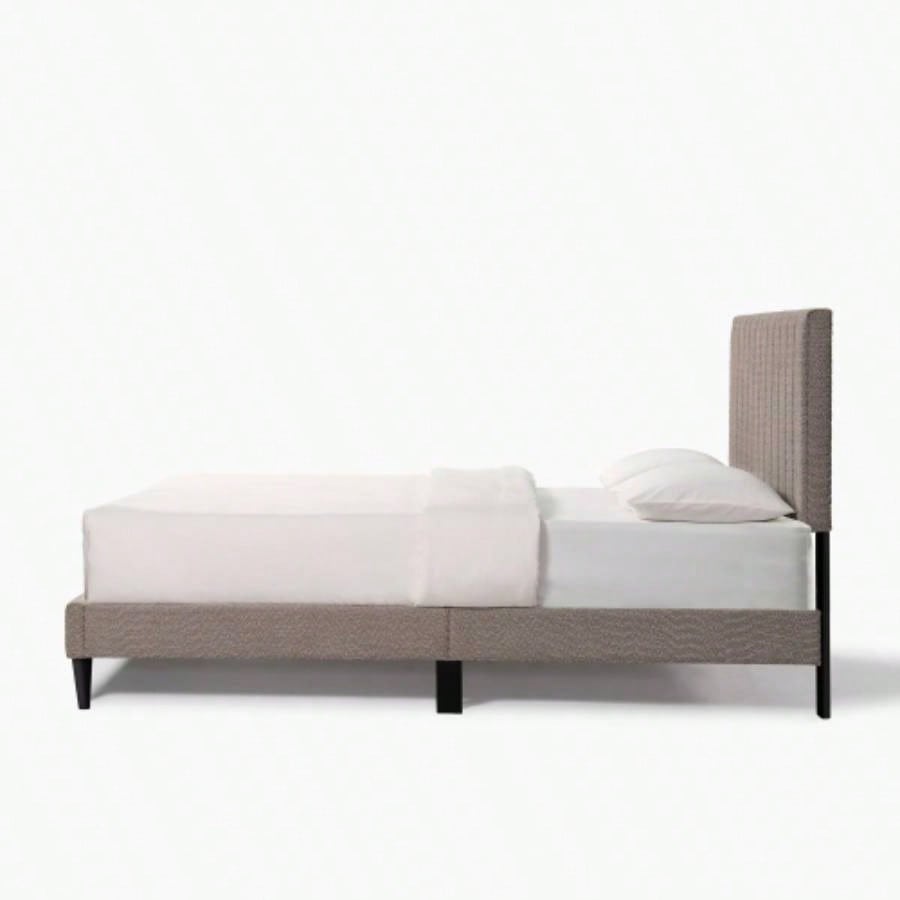 Normsman Tufted Upholstered Platform Bed - Tungsten Gray -
