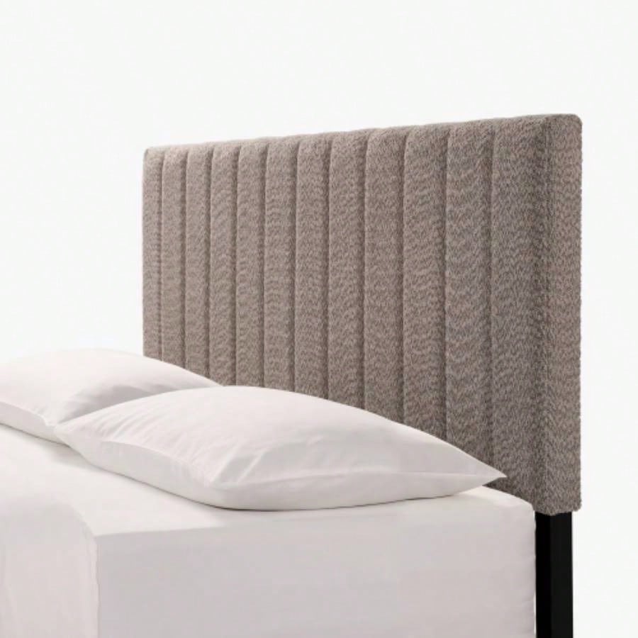 Normsman Tufted Upholstered Platform Bed - Tungsten Gray -