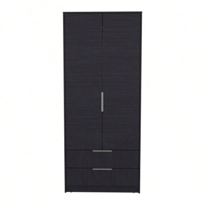 Trappe Armoire, Bedroom, Black