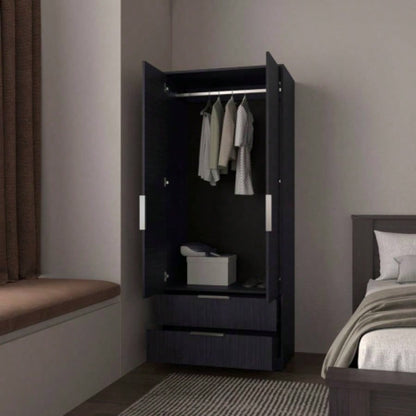 Trappe Armoire, Bedroom, Black