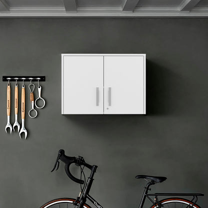 Danbury Storage Cabinet-Wall Cabinet, White