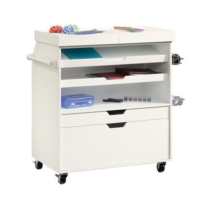 Traditional Craft Cart, White finish