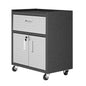 Rolling Garage Cabinet in Dark Gray