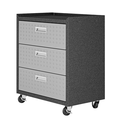 Rolling Garage Cabinet in Dark Gray