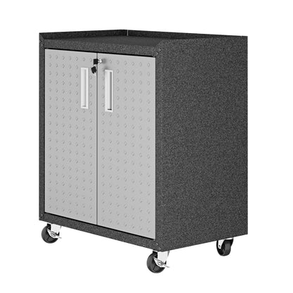 Rolling Garage Cabinet in Dark Gray