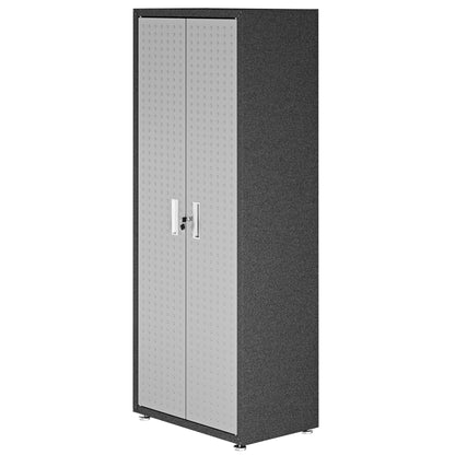 Tall Garage Cabinet in Dark Gray