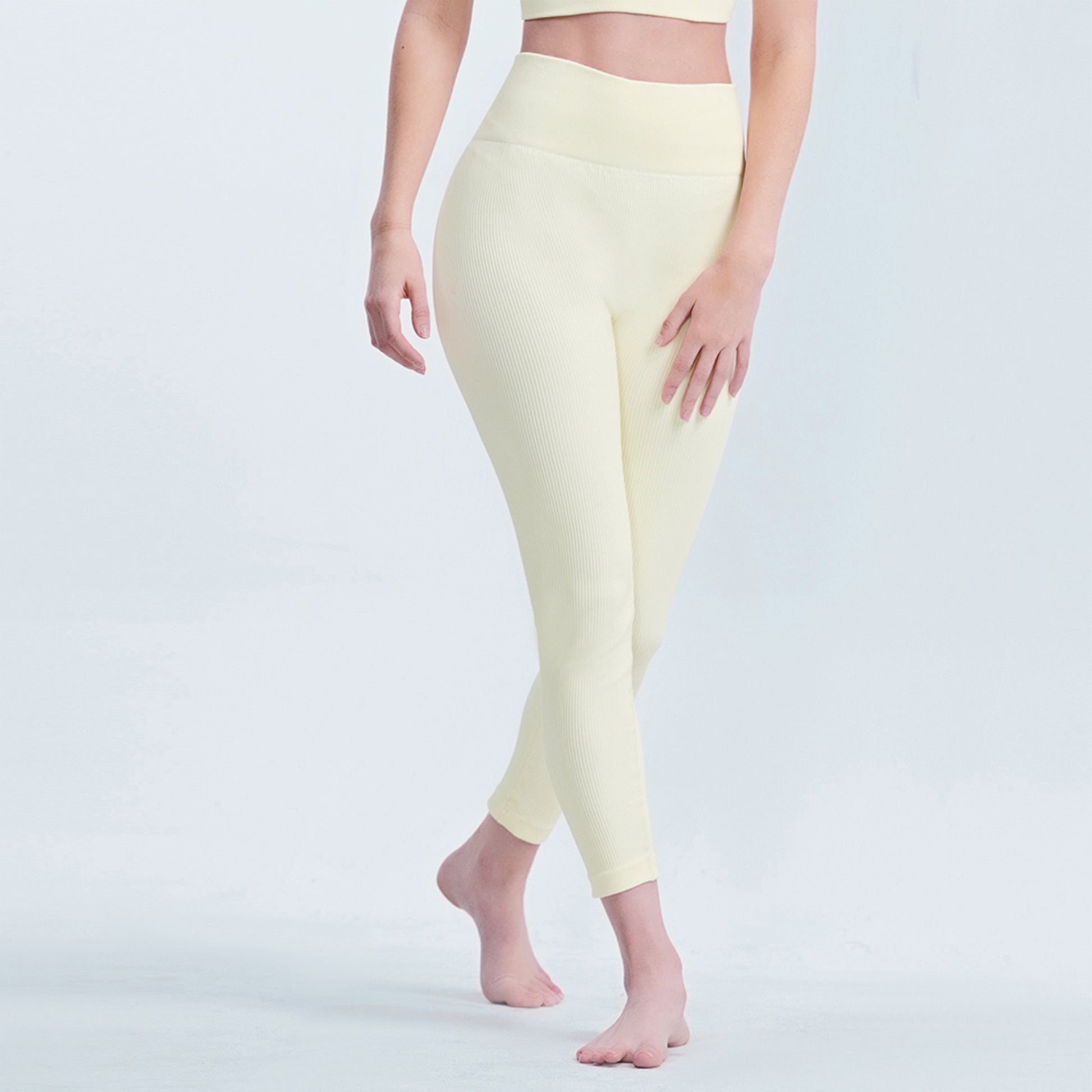 XL Women's Yoga Pants Leggings Ribbed Solid High-Waisted Tummy Control Seamless Soft Yoga Gym outfit yoga pants for women leg training