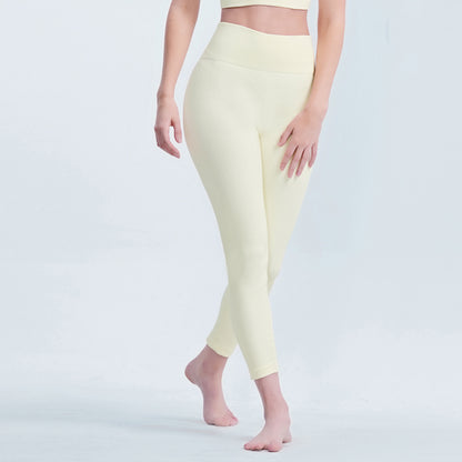 M Women's Yoga Pants Leggings Ribbed Solid High-Waisted Tummy Control Seamless Soft Yoga Gym outfit yoga pants for women leg training