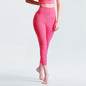 L Women's Yoga Pants Leggings Ribbed Solid High-Waisted Tummy Control Seamless Soft Yoga Gym outfit yoga pants for women leg training