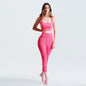 XL Size Pink Yoga Ribbed Knit Crisscross Back Crop Sports Removable Cups, Cute Gym Wear Seamless Sports Bra Exercise Athletic Activewear Workout Women's Yoga Pants Leggings Ribbed Solid High-Waisted