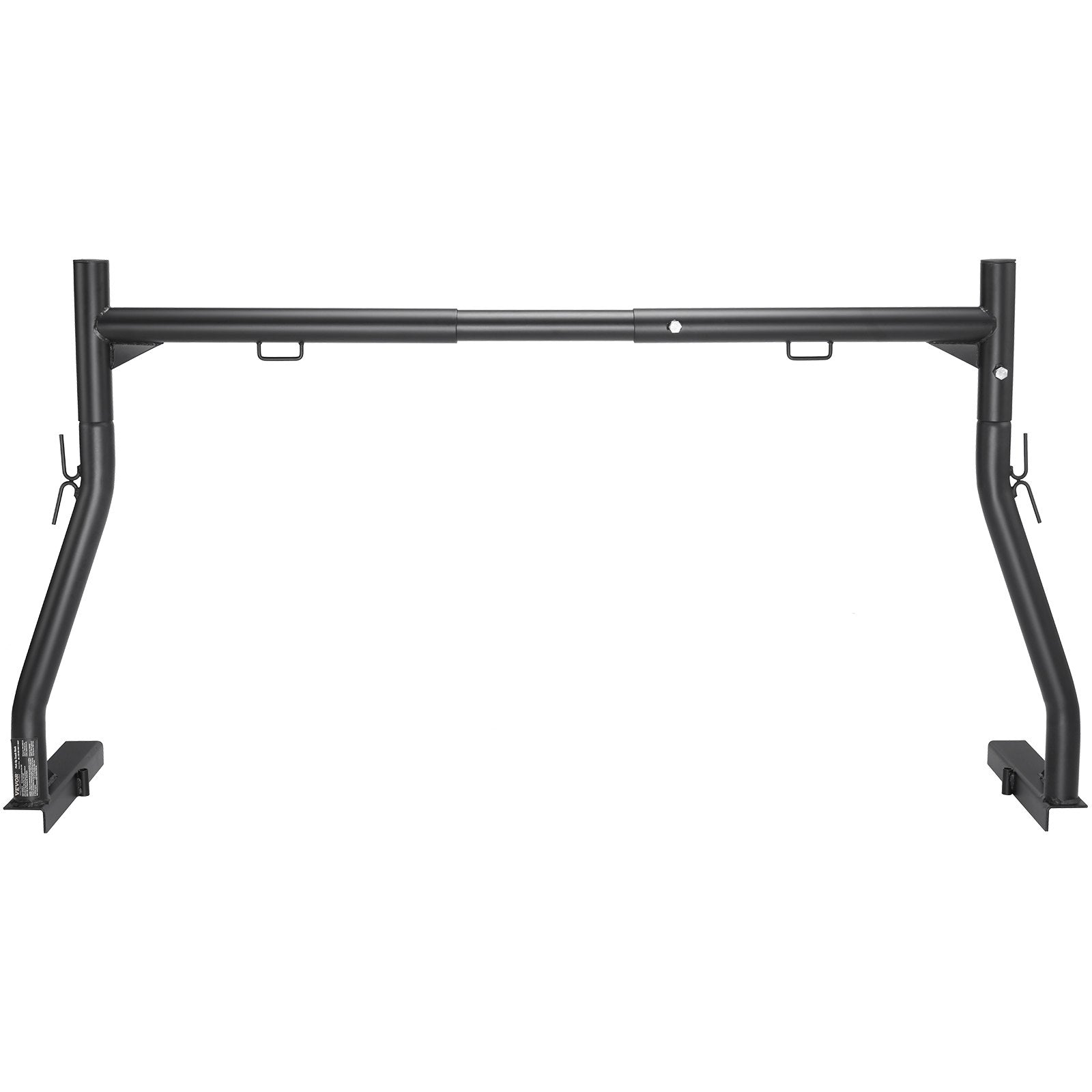 Truck Rack, 46-71inch Extendable Truck Ladder Rack, 800 lbs Capacity Steel Ladder Rack for Truck with Non-Drilling J-bolts, Heavy Duty Truck Bed Rack for Kayak, Surfboard, Lumber, Ladder