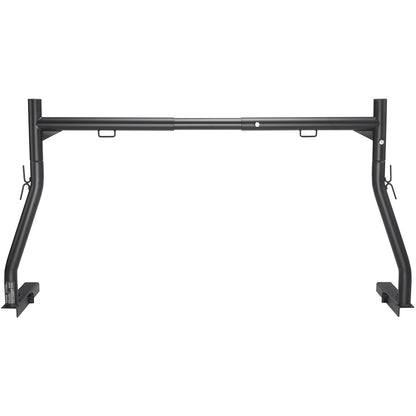 Truck Rack, 46-71inch Extendable Truck Ladder Rack, 800 lbs Capacity Steel Ladder Rack for Truck with Non-Drilling J-bolts, Heavy Duty Truck Bed Rack for Kayak, Surfboard, Lumber, Ladder