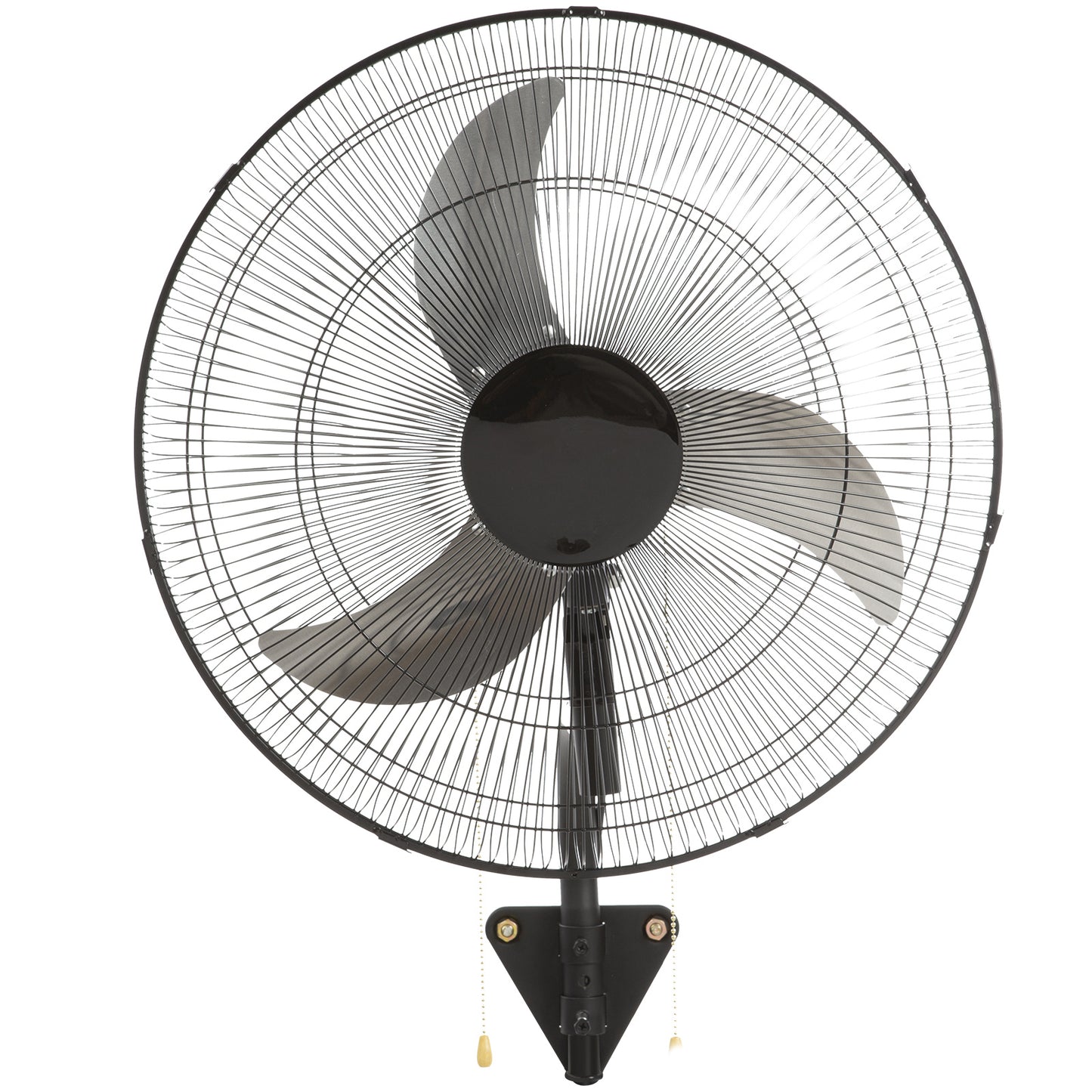 Wall Mount Fan, 20 Inch, 3-speed High Velocity Max. 4650 CFM Oscillating Industrial Wall Fan, Commercial or Residential for Warehouse, Greenhouse, Workshop, Patio, Basement, Black, ETL Listed