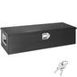 Heavy Duty Aluminum Truck Bed Tool Box, Diamond Plate Tool Box with Side Handle and Lock Keys, Storage Tool Box Chest Box Organizer for Pickup, Truck Bed, RV, Trailer, 39"x13"x10", Black