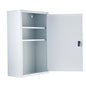 3-Shelf First Aid Cabinet Wall Mounted Medicine Cabinet Emergency Metal Med Box