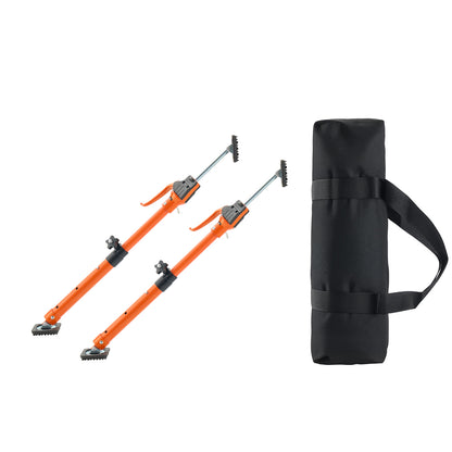 Cabinet Jack Support Pole, 2-Pack, 18.9-29.5 Inch Steel Telescopic Quick Support Rod, Adjustable 3rd Hand System up to 220 lbs Capacity for Installing Cabinets, Lifting Drywall, Cargo Bars