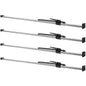 Cargo Bar, Ratcheting Cargo Bar Adjustable from 89" to 104", Heavy-duty Steel Cargo Stabilizer Bar with 309 lbs Capacity, Truck Bed Load Bar for Pickup Truck Bed, Trailer, Semi Trailer (4 pcs)
