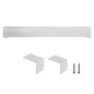 Baseboard Heater Covers, Premium Series 5 ft Standard Electric Heating Unit Front Cover for Home Improvement, Heavy-duty Steel, Easy Installation for Bedroom Replacing Old Cover, White