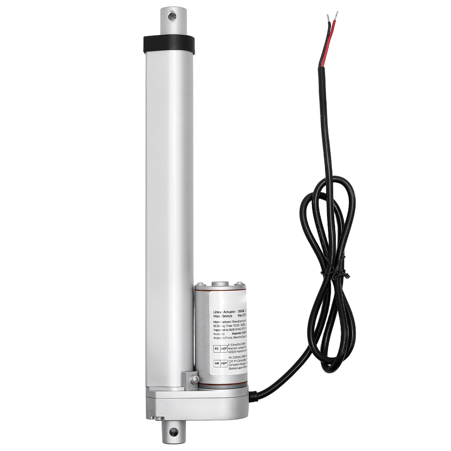 12V Linear Actuator, 4 Inch High Speed 0.6"/s Linear Motion Actuator, 225lbs/1000N with IP54 Protection & Mounting Bracket for Lift Desk, Recliner Chairs, Window Door Opener