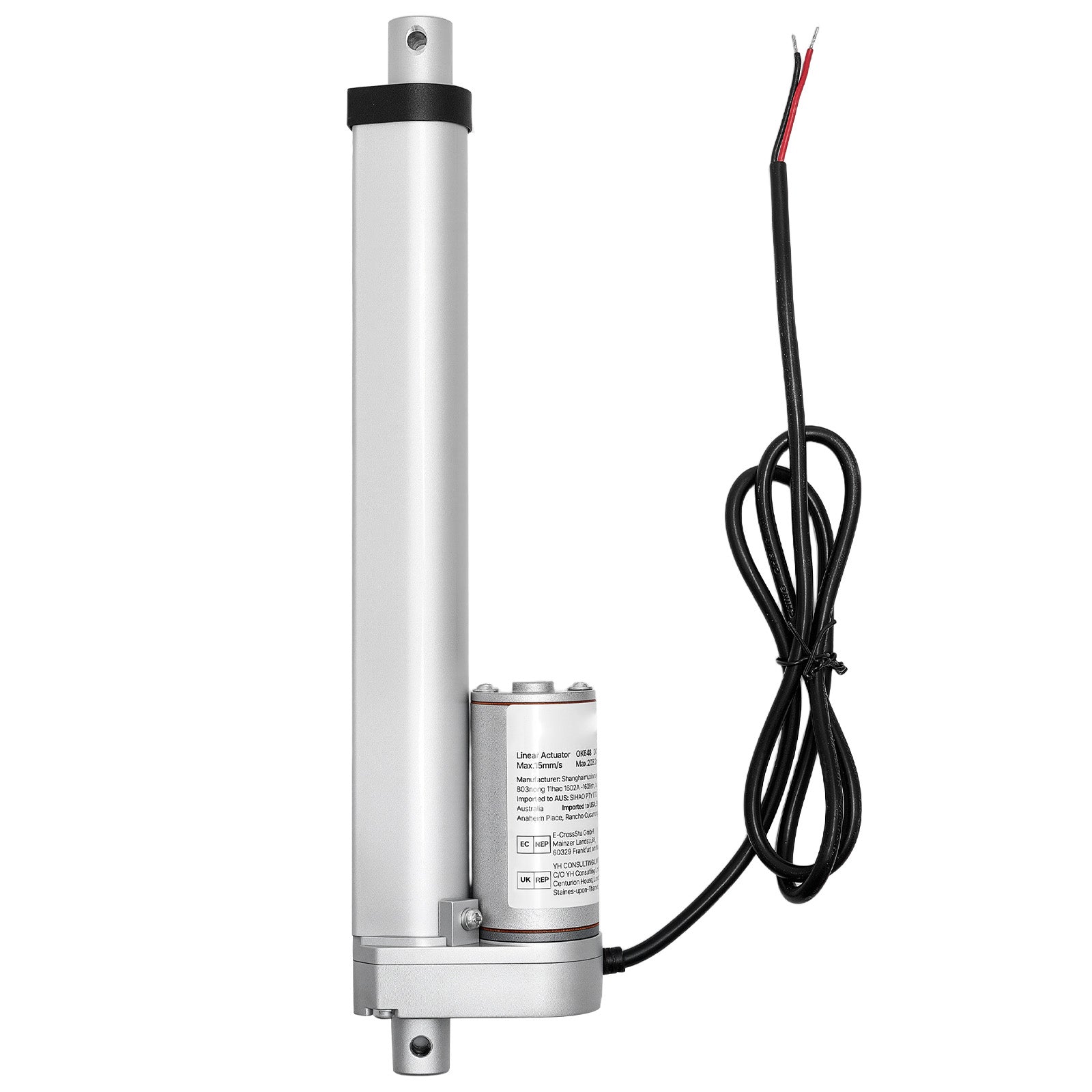 12V Linear Actuator, 4 Inch High Speed 0.6"/s Linear Motion Actuator, 225lbs/1000N with IP54 Protection & Mounting Bracket for Lift Desk, Recliner Chairs, Window Door Opener