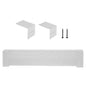Baseboard Heater Covers, Basic Series 3 ft Standard Electric Heating Unit Front Cover for Home Improvement, Heavy-duty Steel, Easy Installation for Bedroom Replacing Old Cover, White