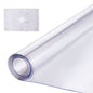 PVC Table Protector 54x54 Inch Clear Plastic Desk Protector 2.0mm Thick