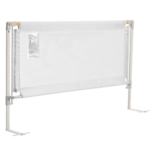 Toddler Bed Rail, Kids Beds Guard Rail with Reinforced Iron Pipe and Oxford Cloth, Adjustable Height Bed Side Railing, Portable Guard Bumper Barrier for Crib, Bunk, 78.74 x 35.04 in, 1 Piece