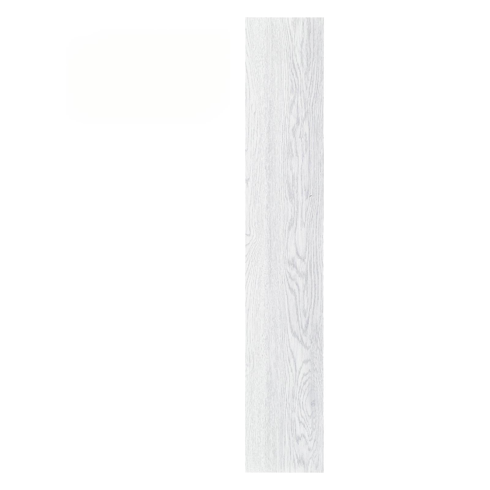 Self Adhesive Vinyl Floor Tiles 36 x 6 inch, 36 Tiles 2.5mm Thick Peel & Stick, Light Gray Wood Grain DIY Flooring for Kitchen, Dining Room, Bedrooms & Bathrooms, Easy for Home Decor