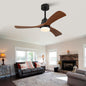 Hot sales 42 Inch Ceiling Fans with Lights and Remote, Outdoor Ceiling Fan for Patios with Light 3 Blades Modern Ceiling Fan Noiseless Reversible DC Motor, Wood Fan for Farmhouse