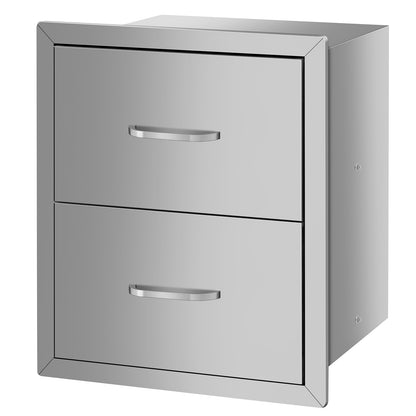 Double Drawer cabinets for outdoor kitchens or courtyards
