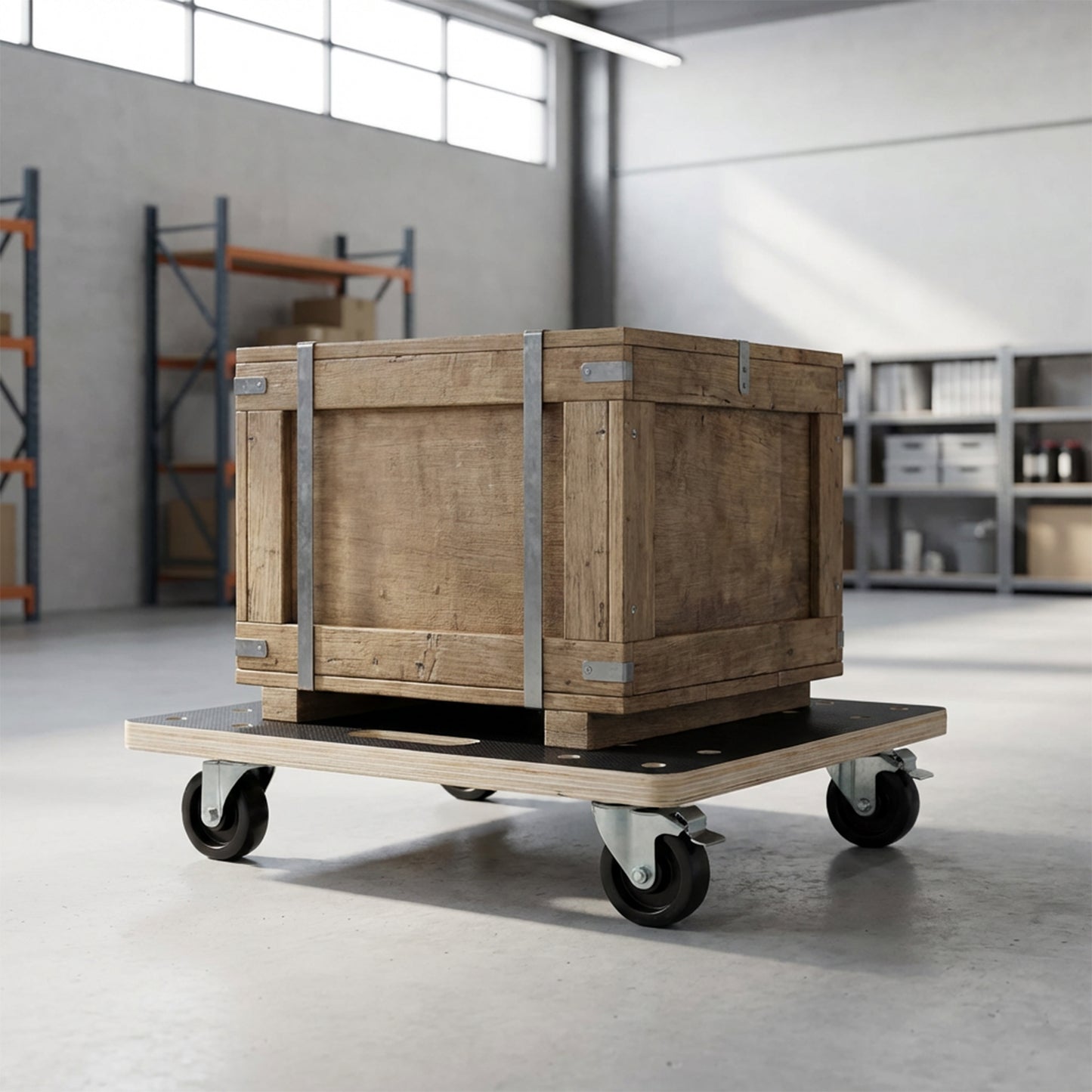 Heavy Duty Furniture Moving Dolly - 2 Pack Plywood Rolling Mover