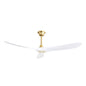 60 Inch Modern ABS Ceiling Fan With 6 Speed Smart Remote Control Reversible DC Motor For Bedroom Living Room