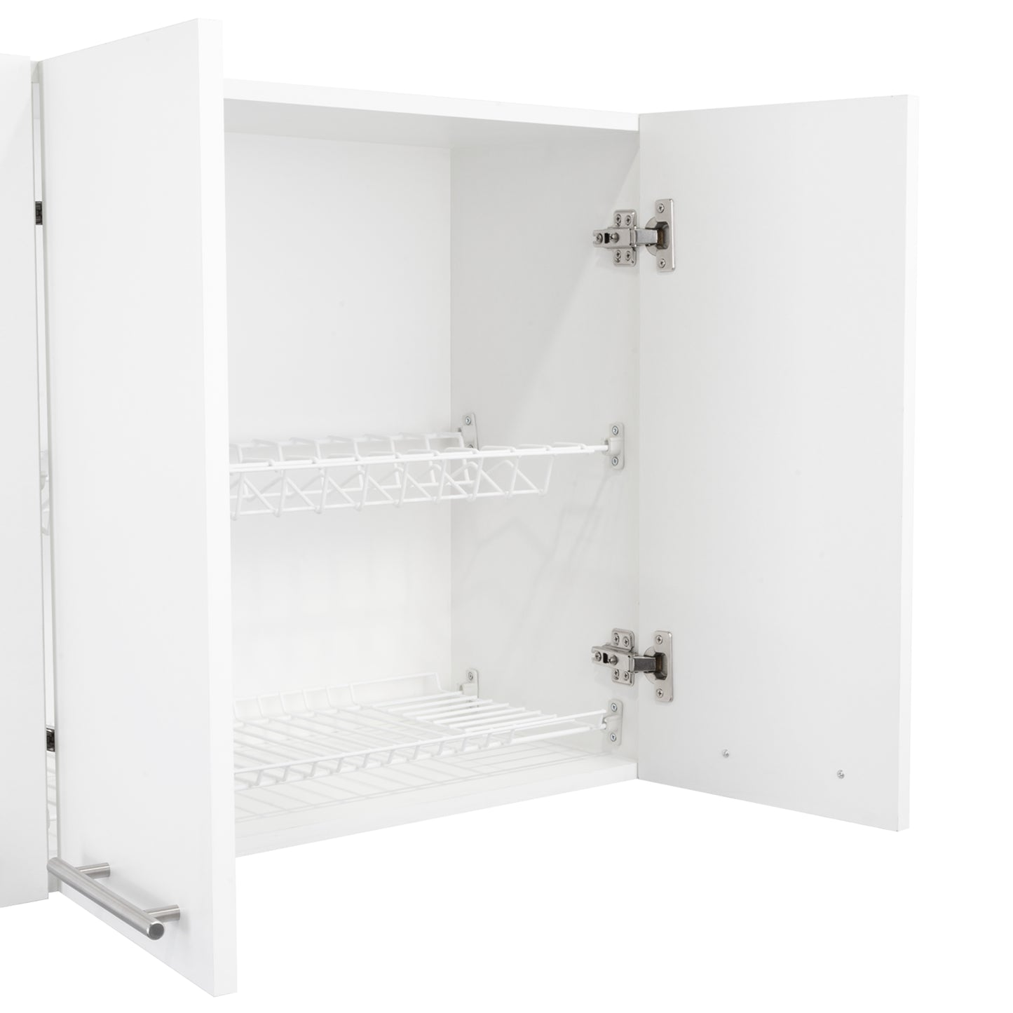 Sitka Wall Cabinet, Two Spacious Divisions, Four Doors