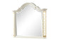 Jasmine Mirror with side LED lightning made with Wood in Beige(INCLUDES ONLY MIRROR)