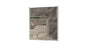 Omari Modern Style Mirror Made with Wood and Gold Accents in Beige(INCLUDES MIRROR ONLY)
