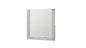 Mist Mirror White – Two-Tone High-Gloss Marble & Lacquer Frame with Oversized Reflective Surface(INCLUDES MIRROR ONLY)