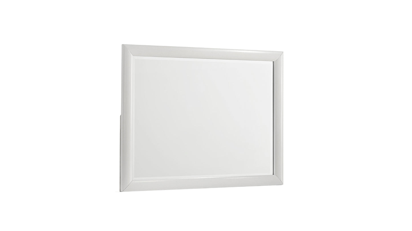 Soul Modern Style Mirror Made with wood in White(Includes Mirror Only)
