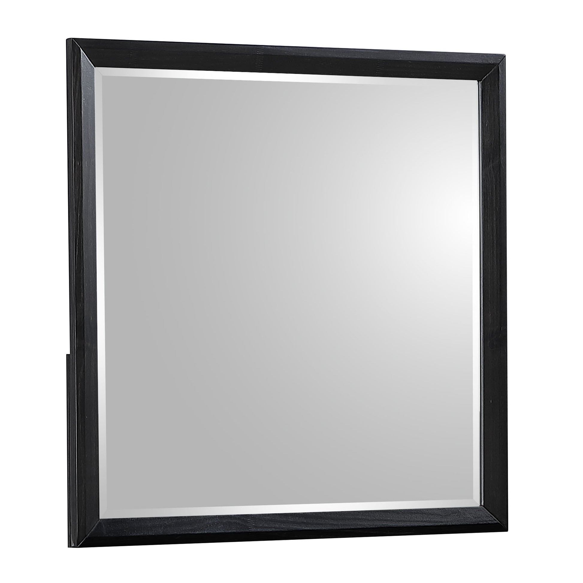 Houston Traditional Style Mirror Made with Wood in Walnut(THIS ITEM INCLUDES MIRROR ONLY)