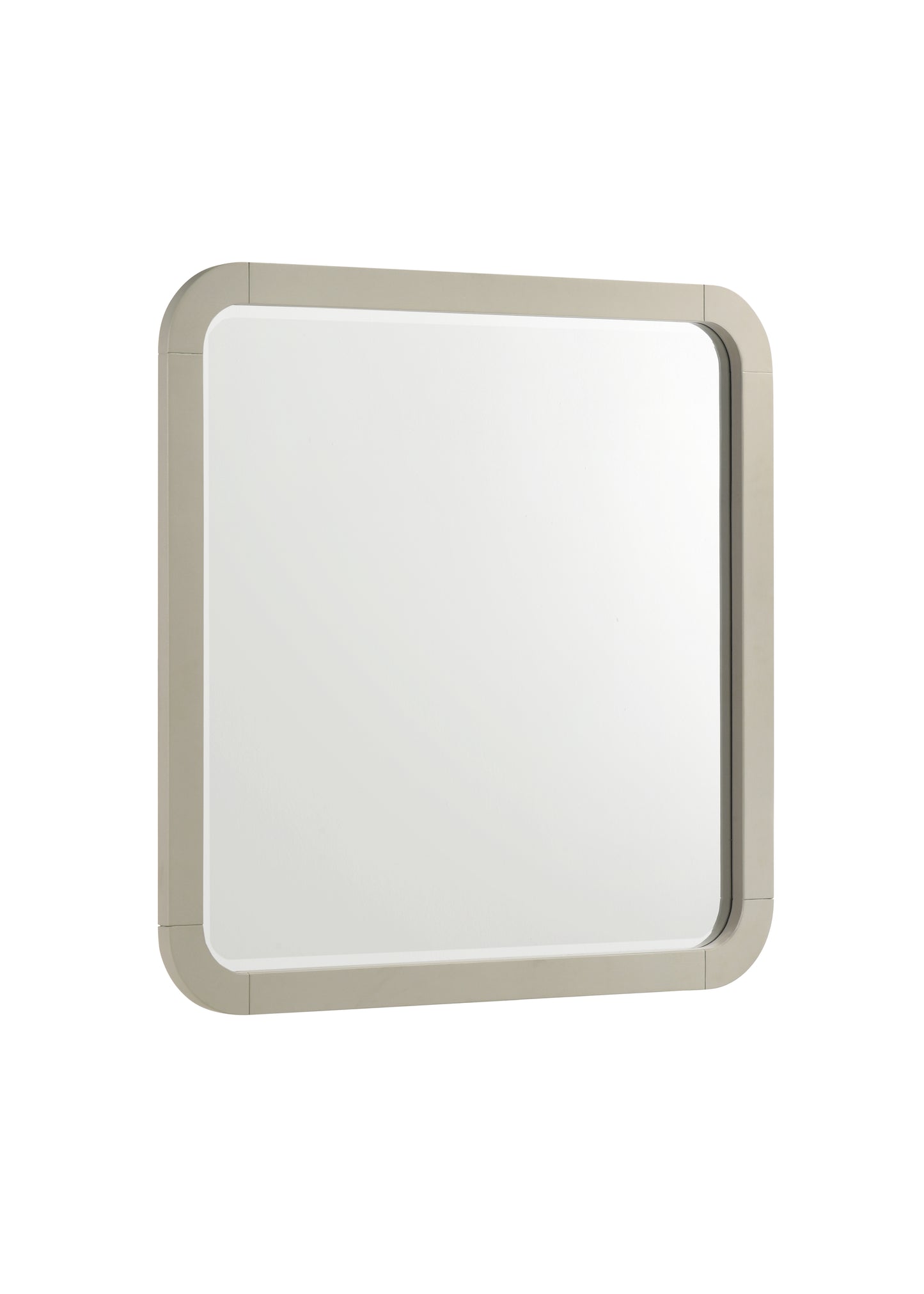 Aria Elegant Beige Framed Mirror made with wood(Includes Only Mirror)