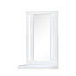 Abigale Modern Style Mirror for Nightstand Top made with wood frame and LED in White(Only Mirror TOP)
