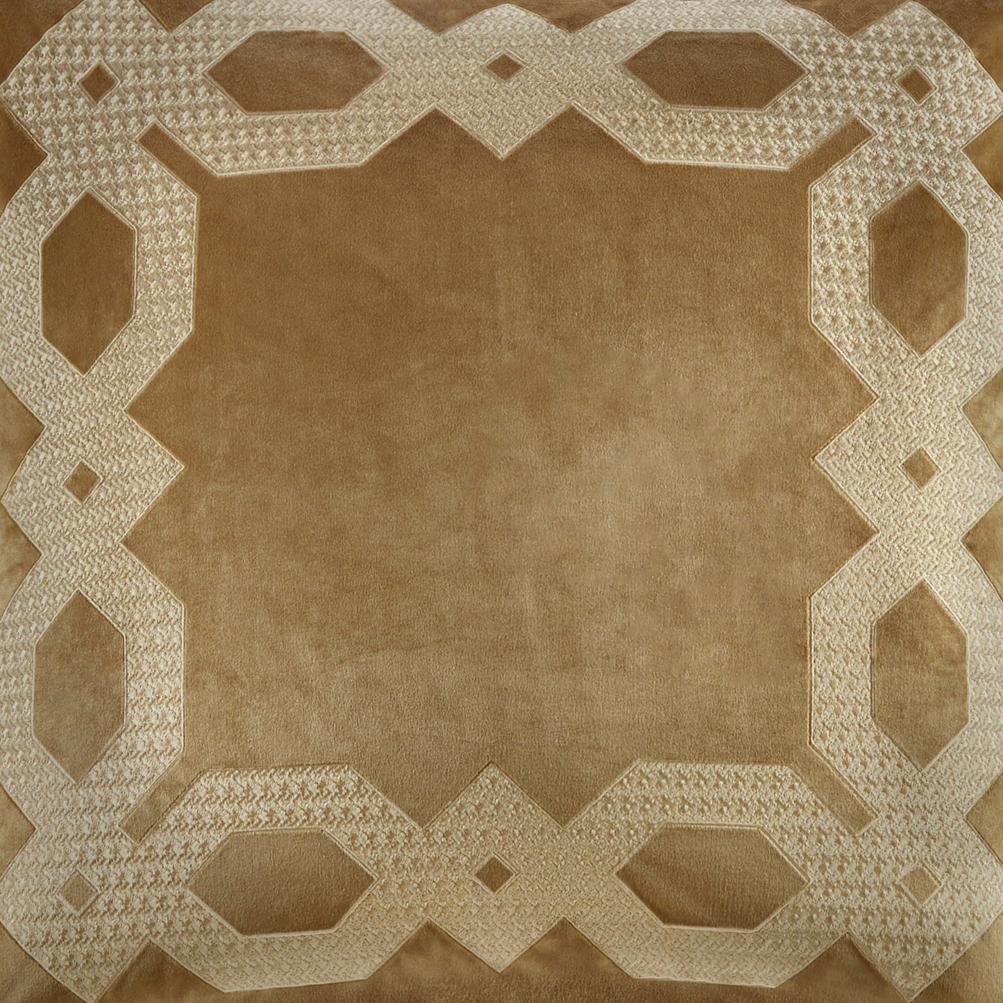 Luxurious Gold Velvet Pillow Sham - 26x26"